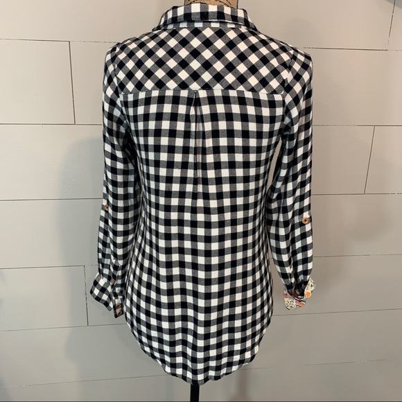 Matilda Jane with Joanna Gaines Flannel Pop Over Shirt XS - Picture 4 of 7